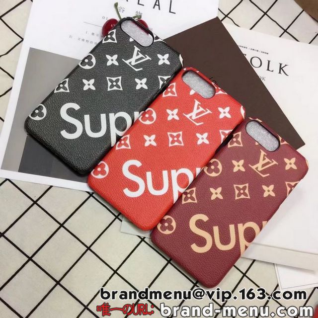2064V fB[XVv[~CBg̃R{Supreme  Louis Vuitton iphone6 iphone7P[X 064 ؍Uʔ